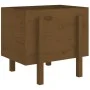 Jardinera de madera maciza de pino marrón miel 62x50x57 cm de vidaXL, Maceteros y jardineras - Ref: Foro24-825208, Precio: 72...