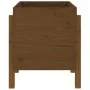 Jardinera de madera maciza de pino marrón miel 62x50x57 cm de vidaXL, Maceteros y jardineras - Ref: Foro24-825208, Precio: 72...