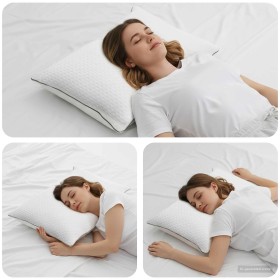 Almohada para dormir 40 x 80 x 15 cm en Ropa de cama | Comprar online en Foru.es