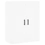 Aparador alto madera contrachapada blanco 69,5x34x180 cm de vidaXL, Aparadores - Ref: Foro24-3200073, Precio: 125,13 €, Descu...