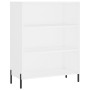Aparador alto madera contrachapada blanco 69,5x34x180 cm de vidaXL, Aparadores - Ref: Foro24-3200073, Precio: 128,60 €, Descu...