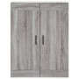Aparador alto madera contrachapada gris sonoma 69,5x34x180 cm de vidaXL, Aparadores - Ref: Foro24-3200087, Precio: 125,04 €, ...