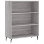Aparador alto madera contrachapada gris sonoma 69,5x34x180 cm de vidaXL, Aparadores - Ref: Foro24-3200087, Precio: 125,04 €, ...