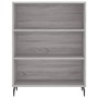 Aparador alto madera contrachapada gris sonoma 69,5x34x180 cm de vidaXL, Aparadores - Ref: Foro24-3200087, Precio: 125,04 €, ...