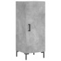 Aparador de madera contrachapada gris hormigón 34,5x34x180 cm de vidaXL, Aparadores - Ref: Foro24-3199173, Precio: 104,16 €, ...