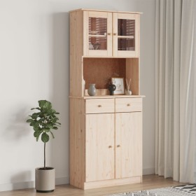 Aparador alto ALTA madera maciza de pino 77x35x188 cm de vidaXL, Aparadores - Ref: Foro24-3187775, Precio: 258,92 €, Descuent...