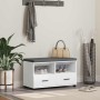 Banco de entrada 80 x 38 x 46 cm Melamina y Tela de Tapicería en Bancos para recibidores y almacenamiento | Comprar online en Fo