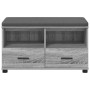 Banco de entrada con cojín Gris Sonoma 80 x 38 x 46 cm en Bancos para recibidores y almacenamiento | Comprar online en Foru.es