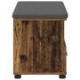 Banco de entrada con cojín Madera vieja 80 x 38 x 46 cm en Bancos para recibidores y almacenamiento | Comprar online en Foru.es