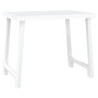 Mesa de camping con aspecto de madera PP blanco 79x56x64 cm de vidaXL, Mesas de jardín - Ref: Foro24-364737, Precio: 46,16 €,...