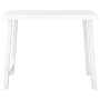 Mesa de camping con aspecto de madera PP blanco 79x56x64 cm de vidaXL, Mesas de jardín - Ref: Foro24-364737, Precio: 46,16 €,...
