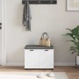 Banco de entrada con cojín con almacenamiento 60 x 38 x 46 cm en Bancos para recibidores y almacenamiento | Comprar online en Fo