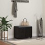 Banco de entrada con cojín Roble Negro 60 x 38 x 46 cm en Bancos para recibidores y almacenamiento | Comprar online en Foru.es