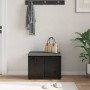 Banco de entrada con cojín Roble Negro 60 x 38 x 46 cm en Bancos para recibidores y almacenamiento | Comprar online en Foru.es