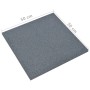 Losetas de goma protección de caídas 12 uds gris 50x50x3 cm en Materiales de construcción | Comprar online en Foru.es