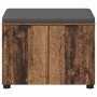 Banco de entrada con cojín Madera vieja 60 x 38 x 46 cm en Bancos para recibidores y almacenamiento | Comprar online en Foru.es