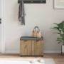 Banco de entrada con cojín Roble artesanal 60 x 38 x 46 cm en Bancos para recibidores y almacenamiento | Comprar online en Foru.