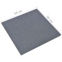 Losetas de goma protección de caídas 18 uds gris 50x50x3 cm en Materiales de construcción | Comprar online en Foru.es