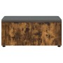 Banco de entrada con cojín Roble ahumado 100 x 38 x 46 cm en Bancos para recibidores y almacenamiento | Comprar online en Foru.e