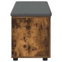 Banco de entrada con cojín Roble ahumado 100 x 38 x 46 cm en Bancos para recibidores y almacenamiento | Comprar online en Foru.e