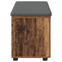 Banco de entrada con cojín Madera vieja 100 x 38 x 46 cm en Bancos para recibidores y almacenamiento | Comprar online en Foru.es