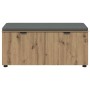 Banco de entrada con cojín Roble artesanal 100 x 38 x 46 cm en Bancos para recibidores y almacenamiento | Comprar online en Foru