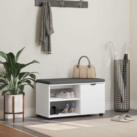 Banco de entrada con cojín Liso 80 x 38 x 46 cm en Bancos para recibidores y almacenamiento | Comprar online en Foru.es