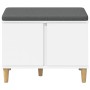 Banco de entrada con cojín con almacenamiento 60 x 38 x 46 cm en Bancos para recibidores y almacenamiento | Comprar online en Fo