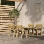 Juego de comedor de jardín 5 piezas madera de pino impregnada en Conjuntos de jardín | Comprar online en Foru.es