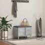 Banco de entrada con cojín Gris Concreto 60 x 38 x 46 cm en Bancos para recibidores y almacenamiento | Comprar online en Foru.es