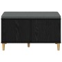 Banco de entrada con cojín Roble Negro 60 x 38 x 46 cm en Bancos para recibidores y almacenamiento | Comprar online en Foru.es