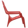 Sillas de jardín niños 2 uds aspecto madera PP rojo 37x34x44 cm de vidaXL, Sillas de jardín - Ref: Foro24-364738, Precio: 57,...