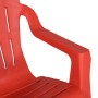 Sillas de jardín niños 2 uds aspecto madera PP rojo 37x34x44 cm de vidaXL, Sillas de jardín - Ref: Foro24-364738, Precio: 57,...