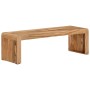 Soporte de TV madera maciza de acacia 110x33x33 cm en Muebles TV | Comprar online en Foru.es