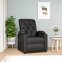 Sillón elevable cuero sintético negro en Sillones | Comprar online en Foru.es