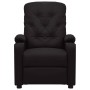 Sillón reclinable eléctrico de cuero sintético negro en Sillones | Comprar online en Foru.es