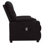 Sillón reclinable eléctrico de cuero sintético negro en Sillones | Comprar online en Foru.es
