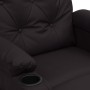 Sillón reclinable eléctrico de cuero sintético negro en Sillones | Comprar online en Foru.es