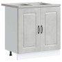 Mueble de Cocina Kalmar Gris Concreto 80 x 46 x 81,5 cm en Armarios de cocina | Comprar online en Foru.es