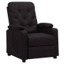Sillón reclinable de cuero sintético negro en Sillones | Comprar online en Foru.es