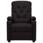 Sillón reclinable de cuero sintético negro en Sillones | Comprar online en Foru.es
