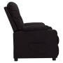 Sillón reclinable de cuero sintético negro en Sillones | Comprar online en Foru.es