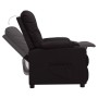 Sillón reclinable de cuero sintético negro en Sillones | Comprar online en Foru.es