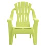 Sillas de jardín niños 2 uds aspecto madera PP verde 37x34x44cm de vidaXL, Sillas de jardín - Ref: Foro24-364740, Precio: 67,...