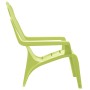 Sillas de jardín niños 2 uds aspecto madera PP verde 37x34x44cm de vidaXL, Sillas de jardín - Ref: Foro24-364740, Precio: 67,...
