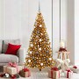 Árbol de Navidad con 300 LED con soporte Dorado 180 cm PET en Decoración Festiva y Estacional | Comprar online en Foru.es