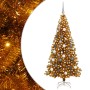 Árbol de Navidad con 300 LED con soporte Dorado 180 cm PET en Decoración Festiva y Estacional | Comprar online en Foru.es