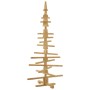 Árbol de Navidad de madera Marrón 150 cm Madera maciza de pino en Decoración Festiva y Estacional | Comprar online en Foru.es