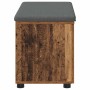 Banco de entrada con cojín Madera vieja 80 x 38 x 46 cm en Bancos para recibidores y almacenamiento | Comprar online en Foru.es