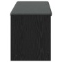 Banco de entrada con cojín Roble Negro 100 x 38 x 46 cm en Bancos para recibidores y almacenamiento | Comprar online en Foru.es